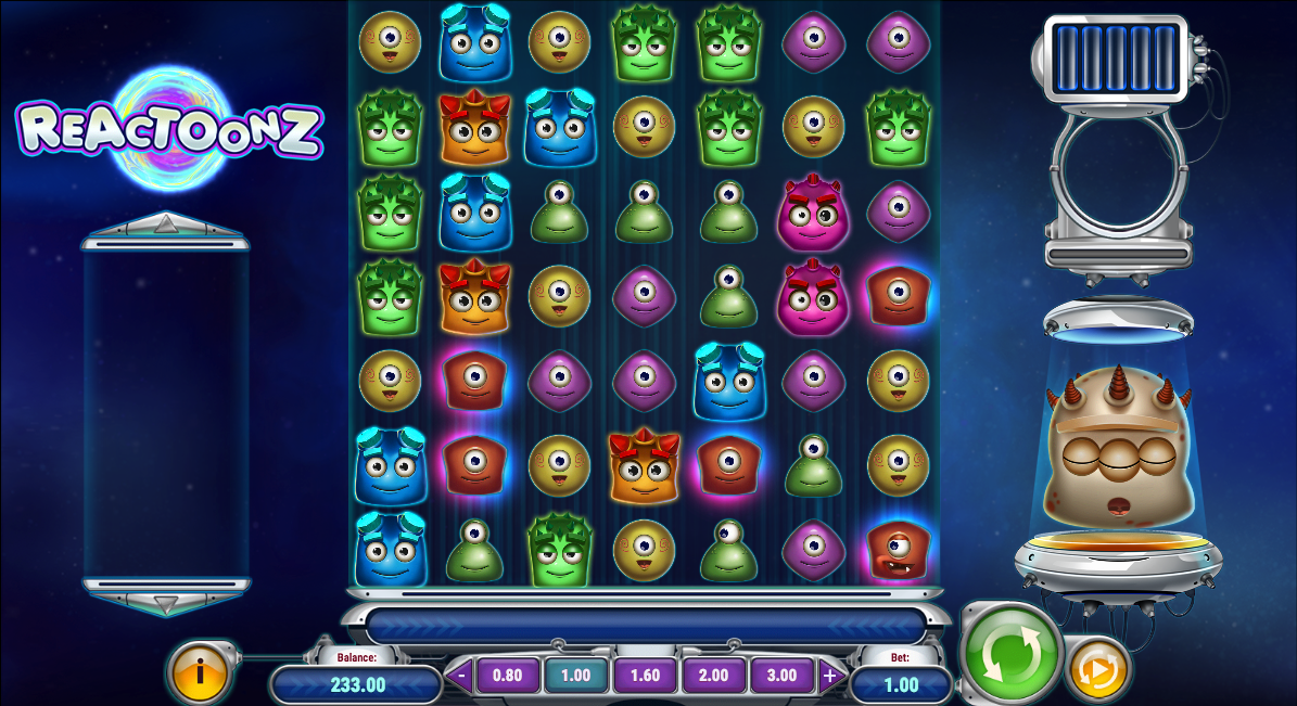 PlayN Go Launches New Reactoonz Slot For Otherworldly Wins